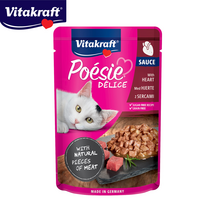 비타 포에시 델리스 소스 치킨하트 85g 독일고양이습식파우치, 본상품, 1개