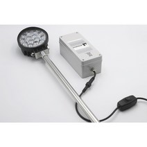 LED 고출력 해루질 장비세트 배터리포함, 화이트 30도, 42W 원형