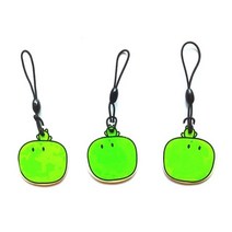 rfid복사기 rfid태그 125KHz T5577 EM4305 애플호환 재기록 가능 Keyfob 방수 키 체인 링 RFID 배지 근접 복사기 토큰 태그 빈 칩 카드, [03] 3pcs card
