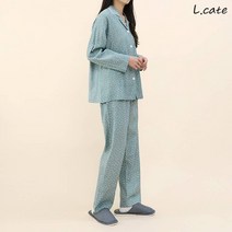 엘케이트 여자잠옷 LMJT006 밴딩 팬츠 파자마 셋업