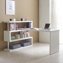 멀티 3단 1600 멀티 책상, 모던 화이트