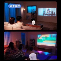 CAMPA 갓성빔 자취템 휴대용 고화질 1080P, (4K 울트라 클리어 + 100인치 스크린) 주간 시청