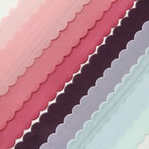 C290 물결 오간디 리본공예 리본 DIY 재료, 블랙(black)