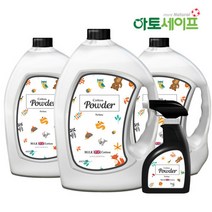 아토세이프 행사[밀크코튼] 섬유탈취제 코튼파우더향 3L 3개