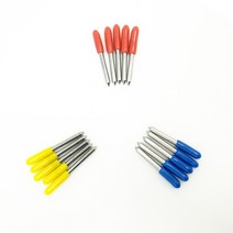 산업용 15pc 30/45/60 도 롤랜드 크리컷 커팅 플로터 비닐 커터, 05 mix size tell me