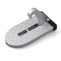 차량용 사다리 발판 2 in 1 접이식 자동차 차량 접이식 스테핑 발 못 지프 자동차, 은