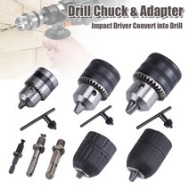 SDS Plus Chuck amp Adapter 해머 드릴 임팩트 드라이버 드라이버를 전기 1/2 quotamp 3/8quot Square/Round/Hex shank로 변환