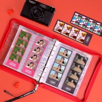 A6 스퀘어 네컷 포토북 포토카드 포켓앨범 티켓북, 02레드
