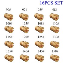 기화기 예초기 부품 혼다 로크핀 16pcs 메인 제트 키트 pwk keihin 62, 없음