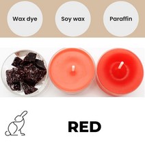캔들 염료 색소 액체 다양한 색상의 양초 제조 칩 왁스 색상 패키지 당 5g, [06] 4 Red, [01] 5g