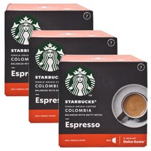 스타벅스 싱글 오리진 콜롬비아 네스카페 돌체구스토 캡슐커피 12p, 5.5g, 36개