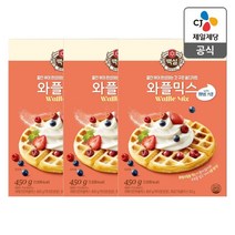 백설 와플믹스 450g x 3개