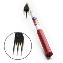 뿌리호미 소(잡초 뿌리 풀뽑기 잔뿌리 제거 제초 갈퀴 호미 괭이), 1개