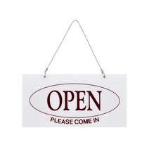 OPEN CLOSED 오픈클로즈 영업종료안내판 200x100x2 1개입, 3개