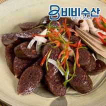 비비수산 쫀득함과 신선함이 살아있는 당일생산 땡초순대 1kg, 1팩