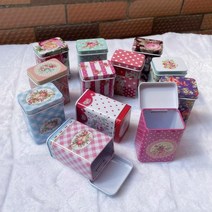 런던 스타일 미니 수납함 1 개 주석 캔 금속 이쑤시개 은행 비스킷 차 주전자 잡화 컨테이너 케이스, 29 5x3.5x7cm