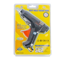 글루건 접착제 글루건총 접착용품 글루 풀 100W 11mm 글루 스틱 핫 멜트 건 미니 산업용 열 온도 전기 수, 02 US PLUG