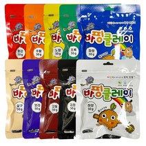 바핑클레이 50g, 10색, 1세트