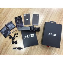 블루투스 이어폰 100 공식 오리지널 JBL UNDER ARMOR 프로젝트 락 에디션 JBL UA 플래시 True WIRELESS 이어 버드 스포츠 이어 버드, 검은 색