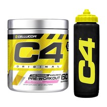 보틀 증정 C4 오리지널 익스플로시브 프리 워크아웃 핑크 레몬에이드 60 서빙 390 g