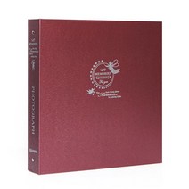 이콘앨범 바인더 백지접착50매 사진 포토, 01.솔리드-와인