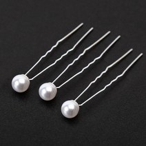 헤어핀 비녀 올림머리 공연 예쁜핀 한복 진주 10mm