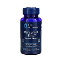 라이프 익스텐션 커큐민 엘리트 터메릭 강황 추출물 x 30캡슐 Curcumin Elite, 1개, 기본