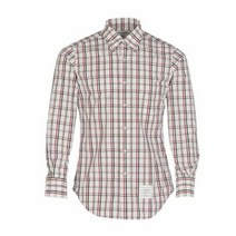 톰브라운 [명품]톰브라운 RWB 탭 체크 포플린 셔츠 MWL001A 07877 960 0787 7960