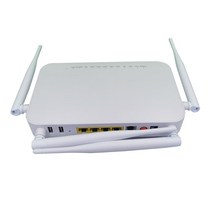 새로운 XPON GE + 2USB TEL HGU WIFI 2.4G & 듀얼 밴드 전면 EPON/GPON 영어 버전 PT939G FTTH 광섬, 04 1PCS With Power
