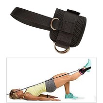 케이블머신 다리운동기구 파워레그 렉 하체운동 힙 페달 로프가있는 D-링 앵클 스트랩 Achilles Tendon 케, 한개옵션0