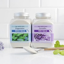 [KT알파쇼핑]더허브샵 마사지 미용소금 450g 바디 스크럽 각질제거 솔트 미백 입욕제 목욕, 더허브샵 미용소금 450g 라벤더