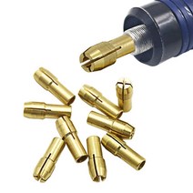드릴척 어댑터 공구드릴 전동 척 10pcs 0.5~3.2mm, 드릴척CM002945