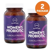(2PACK)MRM 우먼스 프로바이오틱스 60캡슐 유산균 크랜베리 추출물 디만노스 함유, One Size, 2PACK