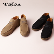 천연소가죽 스웨이드 앵클 남성 로퍼 AK01