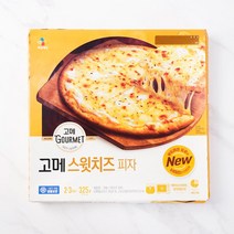 [메가마트]CJ 고메 스윗치즈 피자 325g, 1개