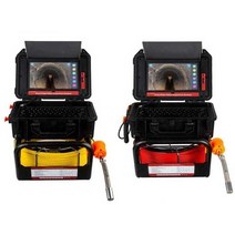 10인치 HD 1080P 파이프 라인 수관 내시경 카메라, 터치 스크린 - 40m 케이블 - 직경 7mm