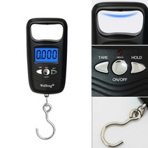 50KG 측정 핸드 캐리어 저울 다용도 휴대 고리 손저울, 골드
