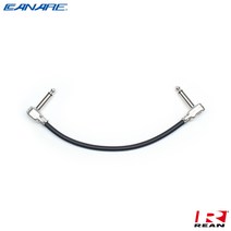 카나레 L-2T2S 커스텀 패치 케이블 / Right Angle, 20cm, 검정색