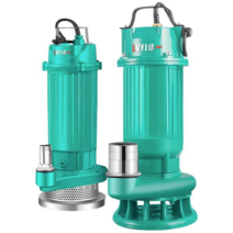 심정용 수중 펌프 1마력 2마력 경량 하수 물 다목적용, 스테인리스 1500W 1인치/5m선+5m튜브