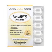 캘리포니아 골드 뉴트리션(California Gold Nutrition) 락토비프 50억 유산균 6개월 분 (60정x3팩), 1세트