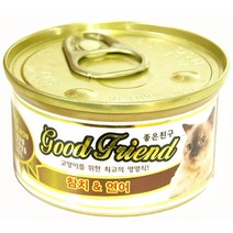 굿프렌드 참치 연어 캔 85g 고양이 단백질 영양식, 없음