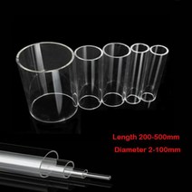 알루미늄 사각 파이프 길이 200-500mm 직경 2-100mm 투명 아크릴 플라스틱 하드 투명 아크릴 유기 유리 튜브 본딩 수족관, 90x84x500mm