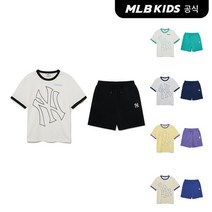 [백화점매장 정품출고] 엠엘비 키즈 아동반팔 MLB키즈 (공식) 베이직 반팔 세트 (5color)