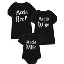 Minseng Direct 아빠 엄마와 를 위한 재미있는 마법사 마술사 셔츠 가족 매칭 셔츠 블랙아빠. 가성비 추천 미국직구