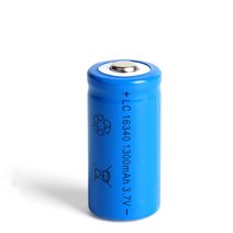 원격조정 리모컨 3.7V 16340 배터리 1300mAh 리튬 이온 충전식 CR123A LC16340 레이저 펜 LED 손전등 전조 등 셀, [05] 10pcs