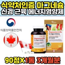 비타민B6 산화마그네슘 눈밑 안면 근육떨림 영양제 근육 수축 팔 다리 손발 저림 떨린 경련 에좋은 마그네슘 mg MAGNESIUM 신경 에너지 생성 기능식품