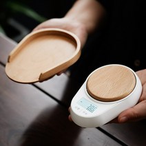 정밀 커피저울 원두 계량 바리스타 전문가용 디지털, 1, free, 우드 저울(업그레이드 버전) + 브라운 트레이