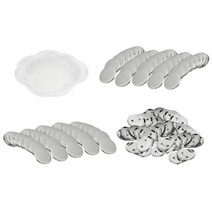 GHSHOP 32mm 라운드 빈 버튼 부품 버튼 메이커 기계 DIY 핀 메이커에 대한 공급, 아크릴, 찢어진 조각