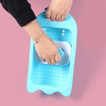 1+1 휴대용 미니 빨래판 손빨래판 캠핑 자취생 손쉬운 손빨래, 핑크