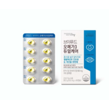 한국야쿠르트 브이푸드 오메가3 듀얼케어 610mg x 60캡슐, 단품, 단품